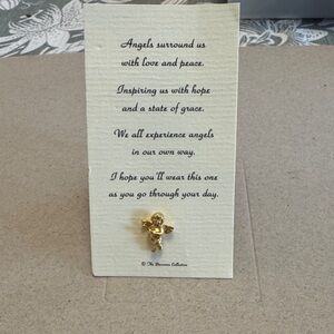 Gold Angel Pin
